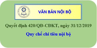 Quy chế chi tiêu nội bộ trường Cao đẳng Kỹ thuật Đồng Nai